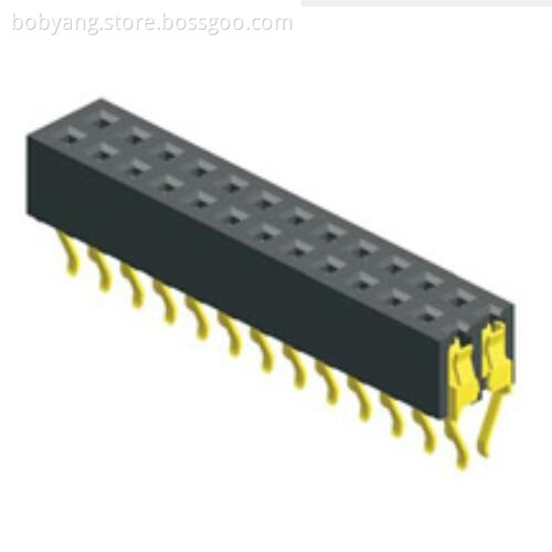 2.0mm Female Header Dual Row Splint Type